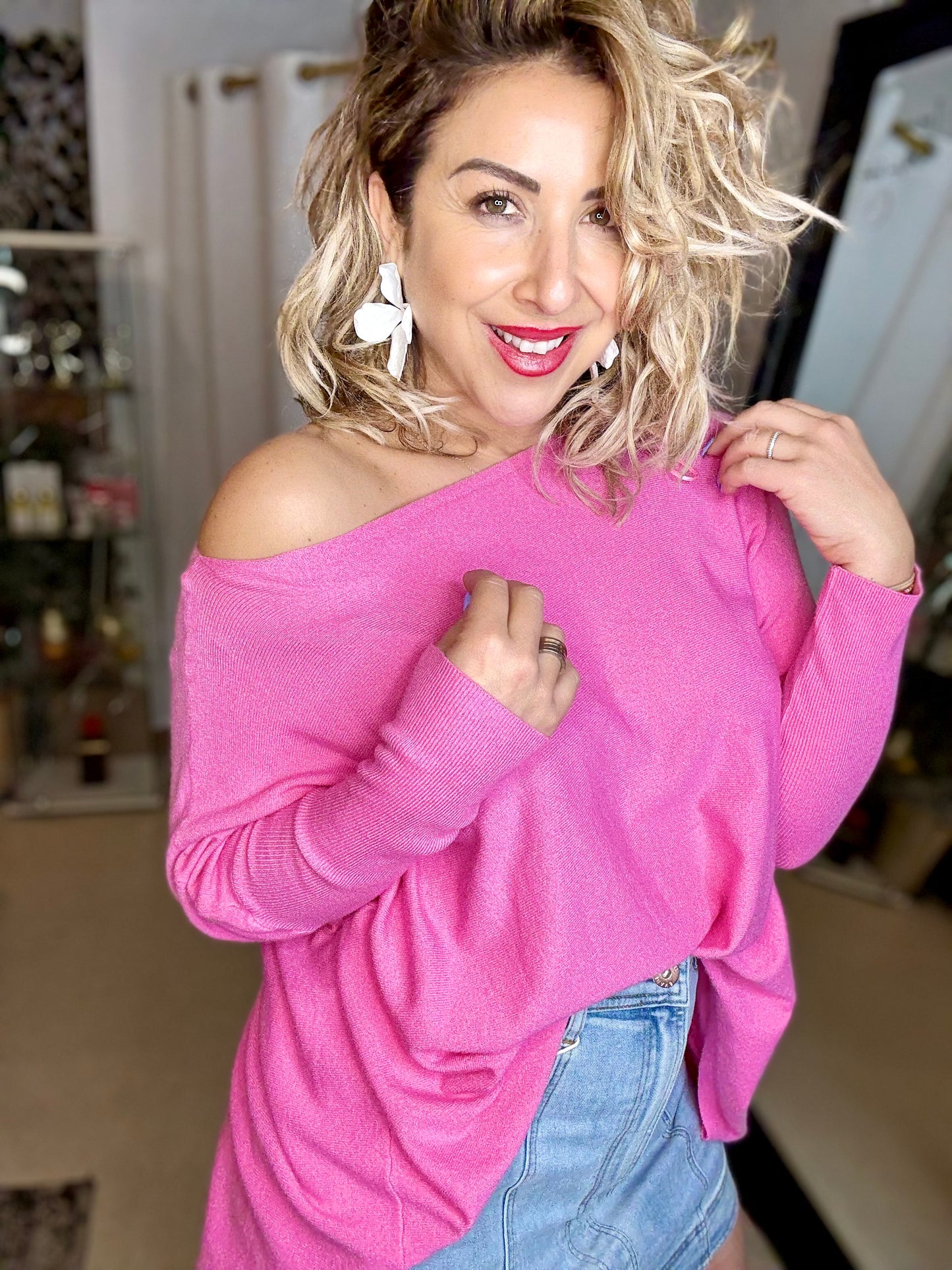 DEE (preorder mid October) - PINK relaxed knit