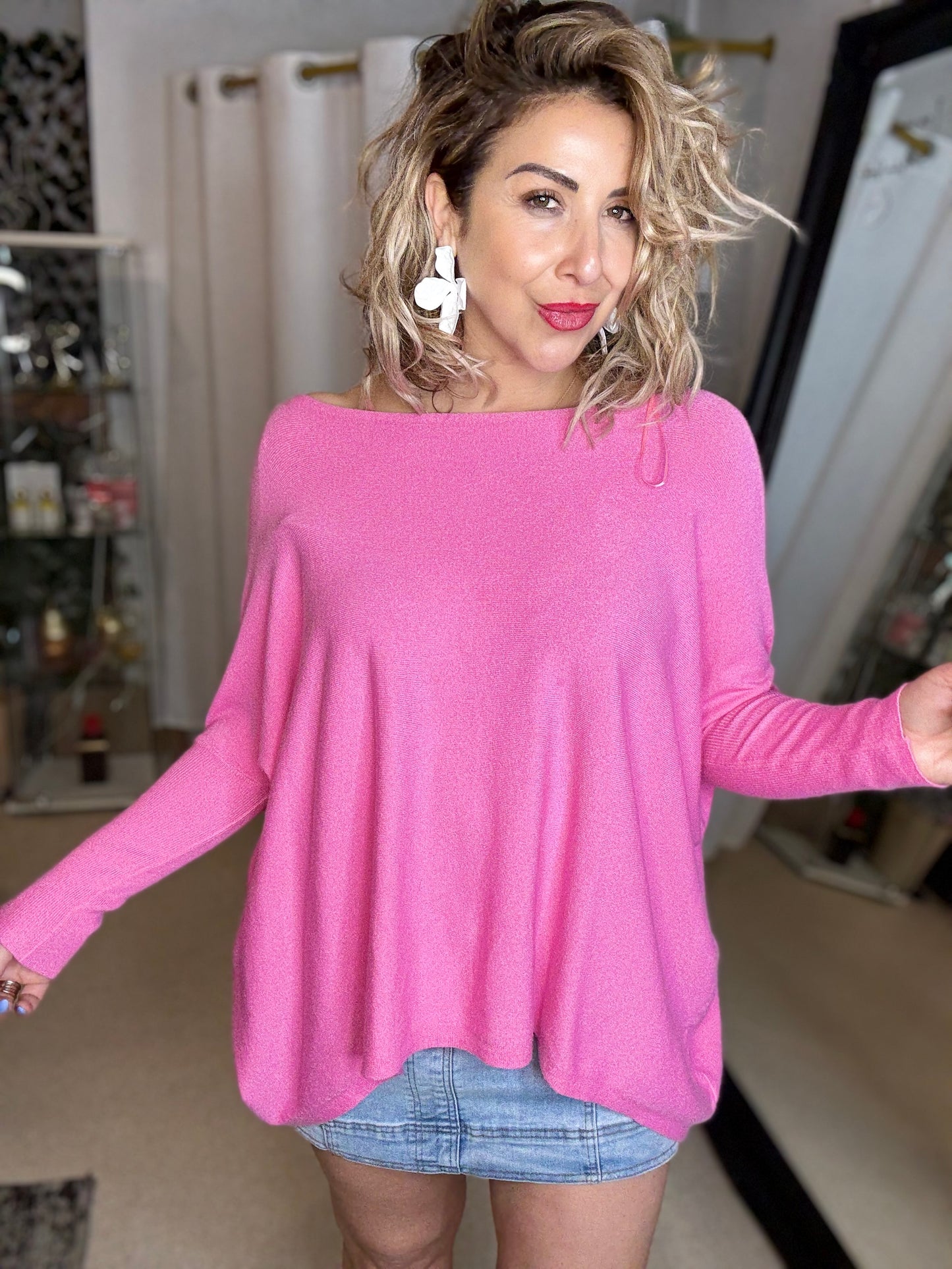 DEE (preorder mid October) - PINK relaxed knit