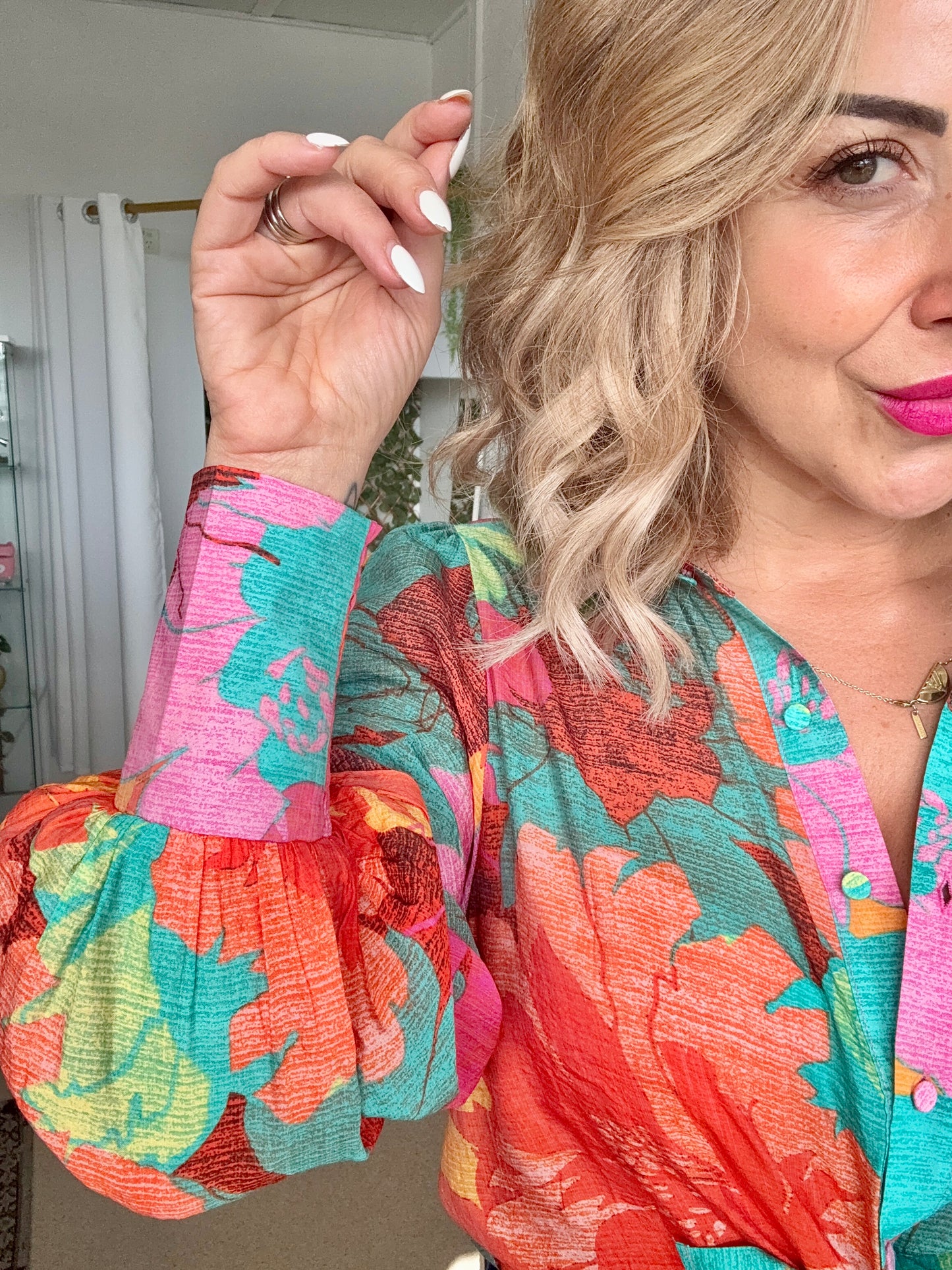 CHRISTINE - SPRING FLORAL shirt