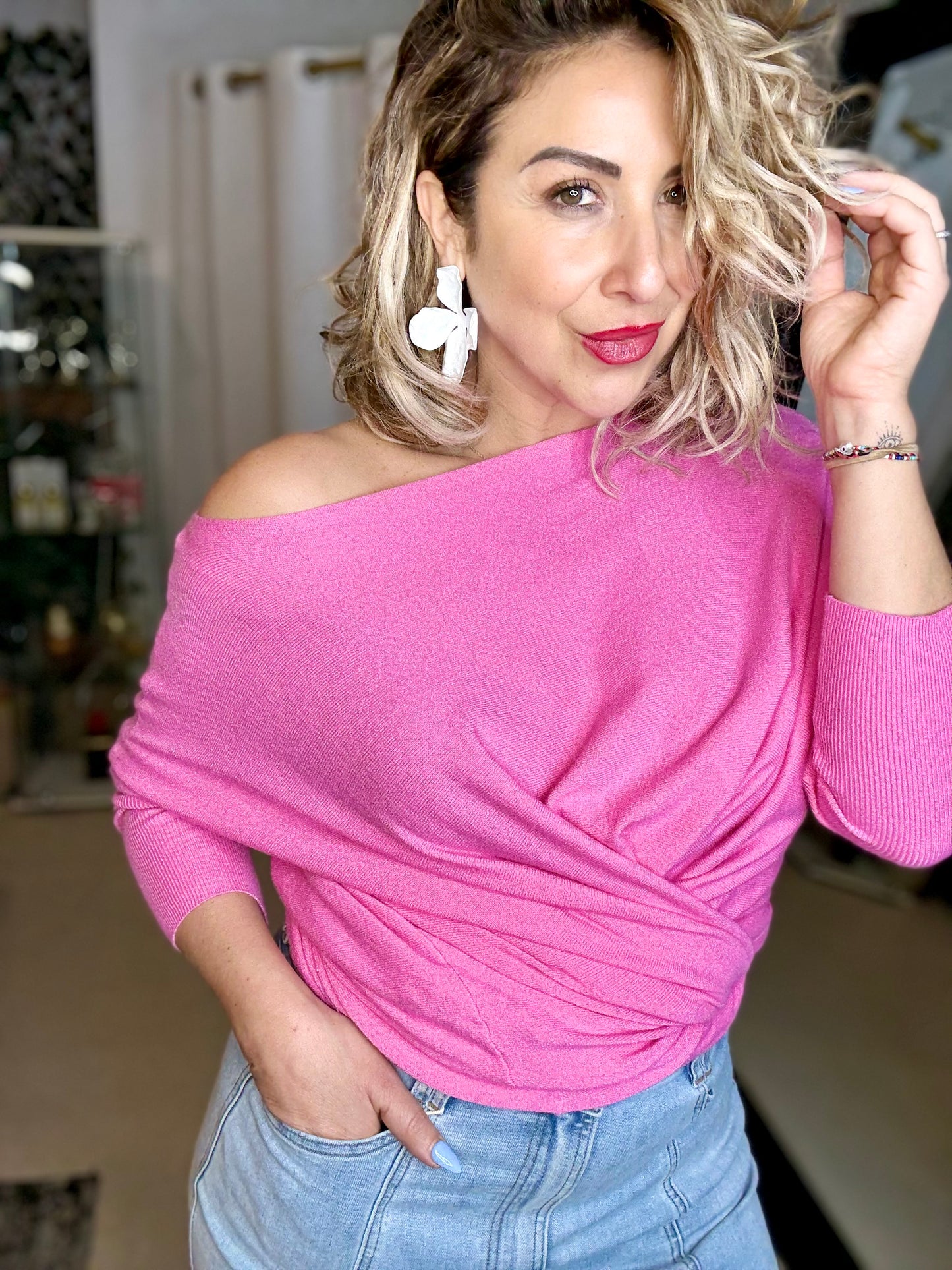 DEE (preorder mid October) - PINK relaxed knit