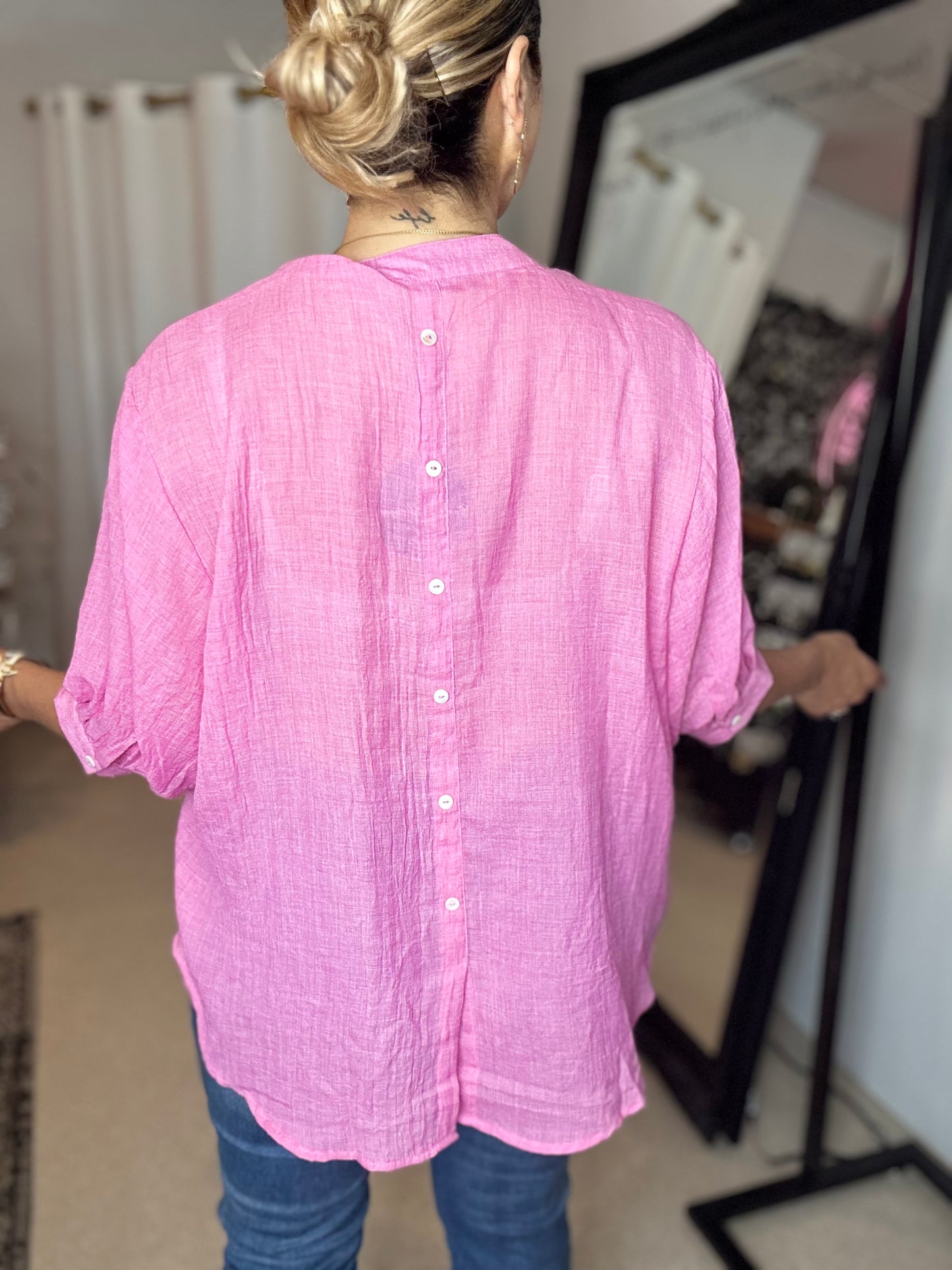 DAWN - PINK button up shirt