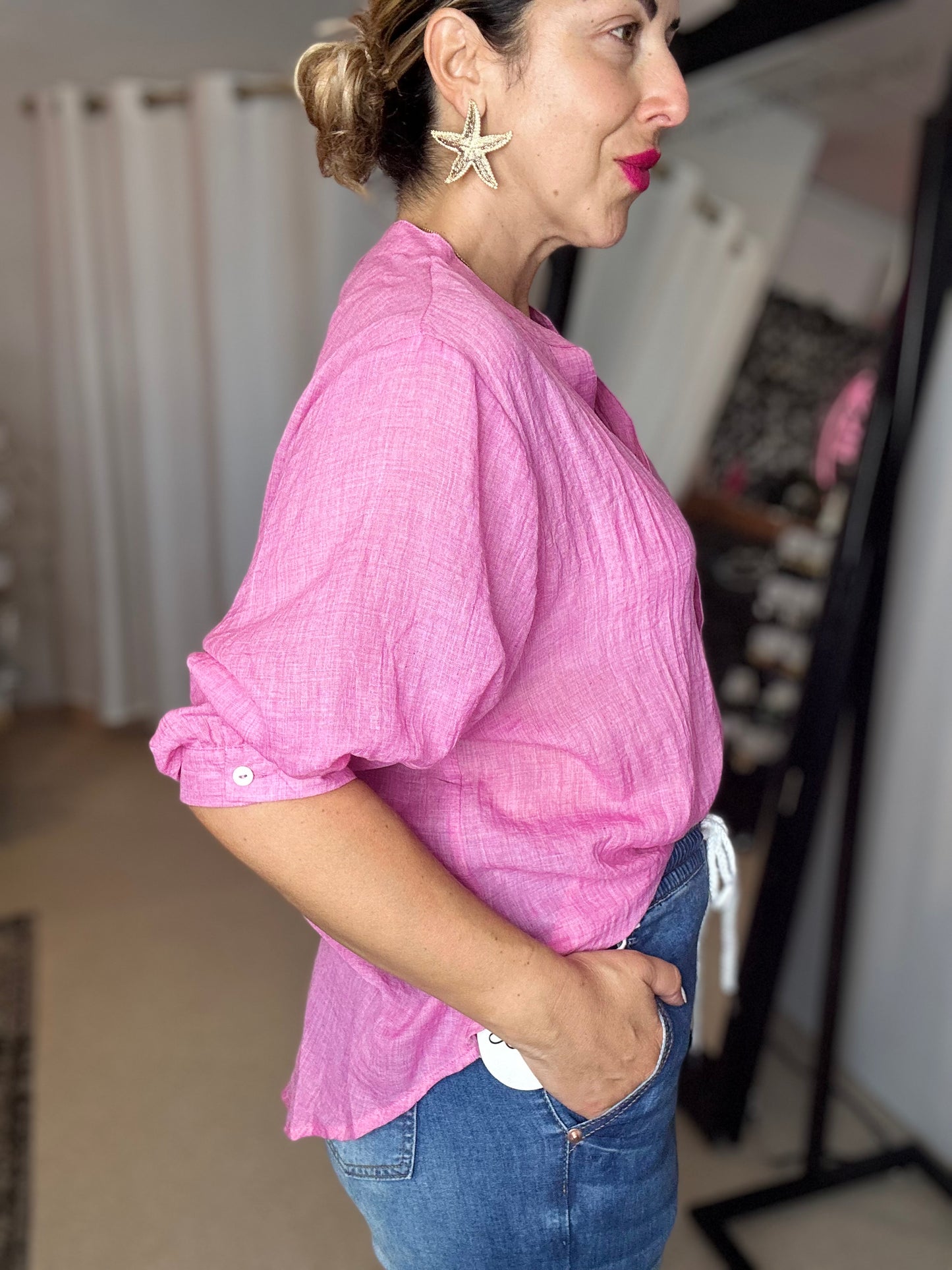 DAWN - PINK button up shirt