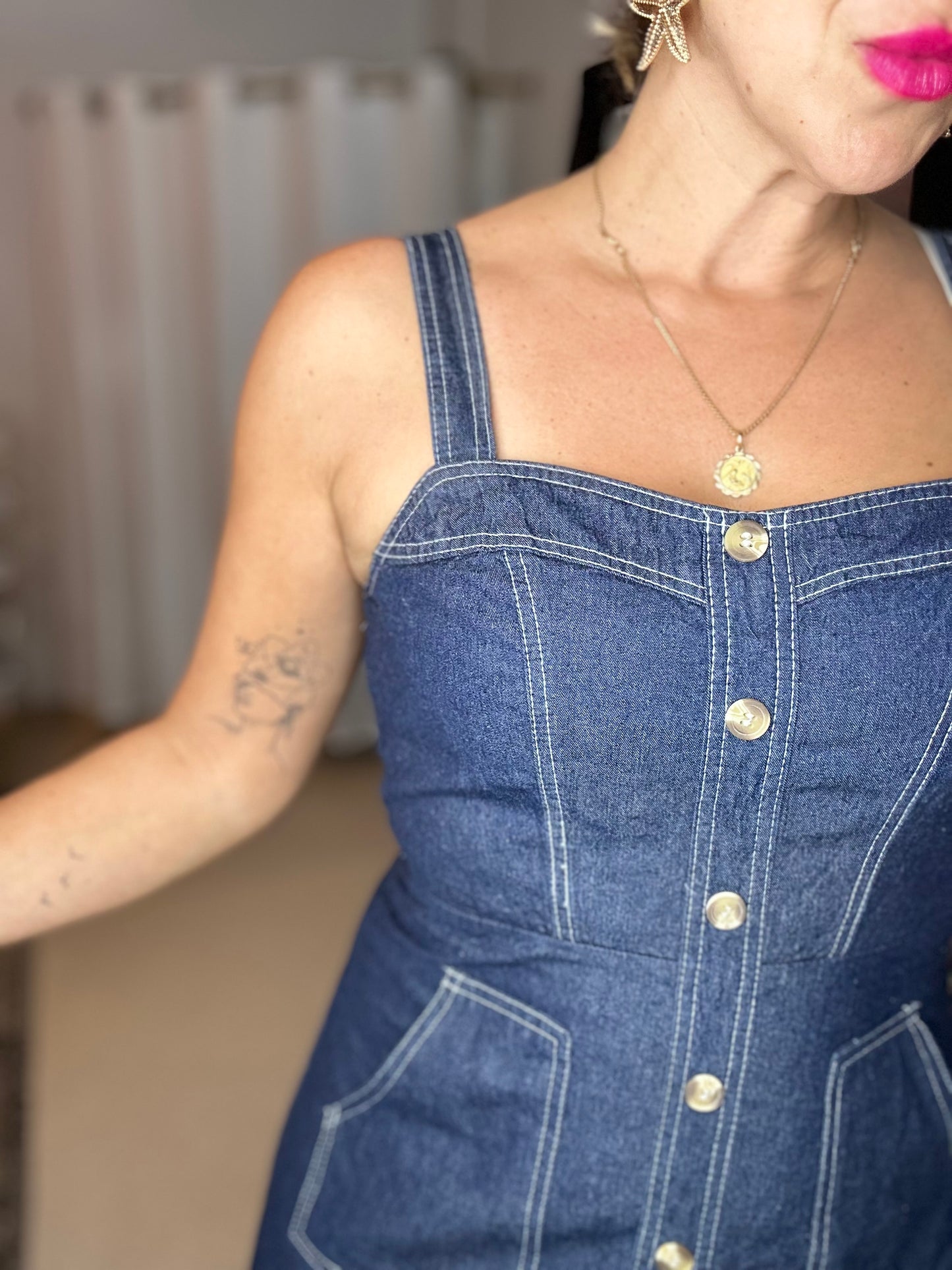 CASSIE (EARLY NOVEMBER) - Dark Denim Blue Dress