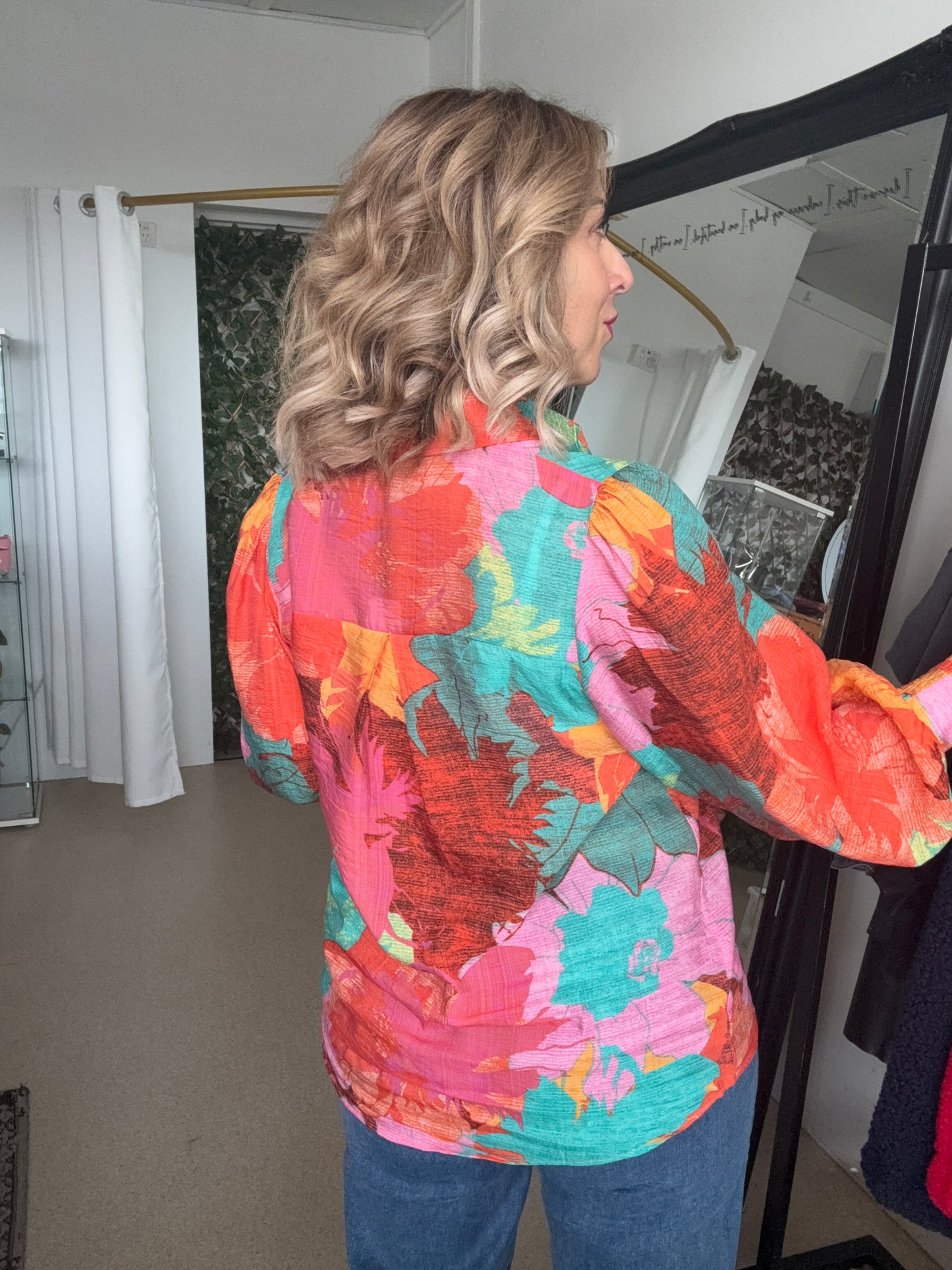 CHRISTINE - SPRING FLORAL shirt
