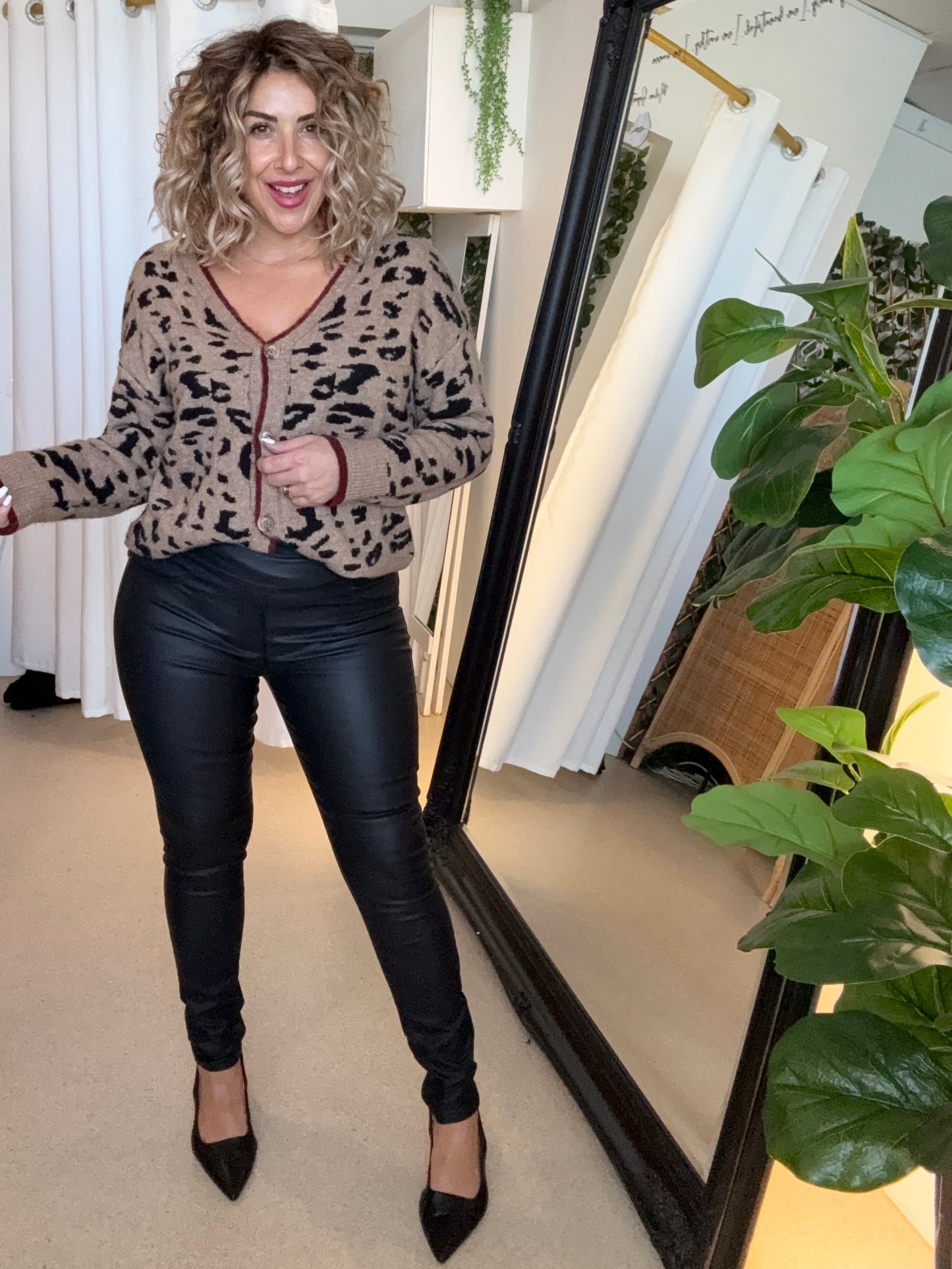 JAMES - Wetlook pull on pant
