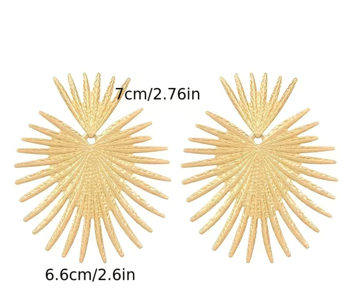 MARYS HEART - earrings gold plated