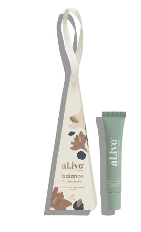 AL.IVE - BALANCE - MACADAMIA & KAKADU PLUM LIP BALM BAUBLE