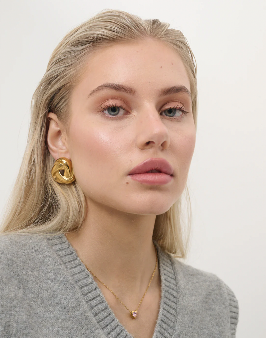 CIAO - GOLD knot earrings