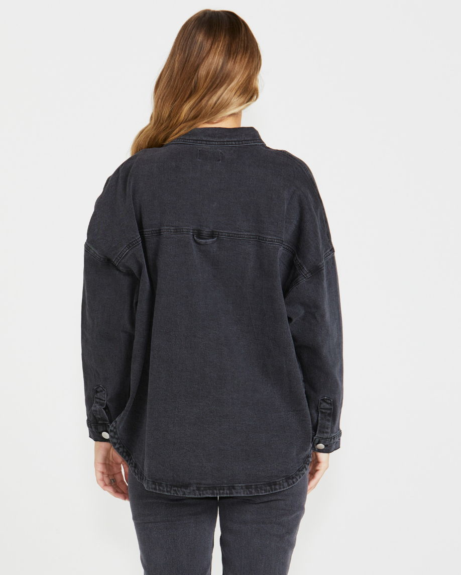 FRANKIE - Vintage CHARCOAL Denim Shirt