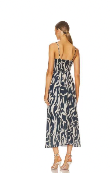 BELLA (pre order End of OCT) - BLACK & WHITE print dress