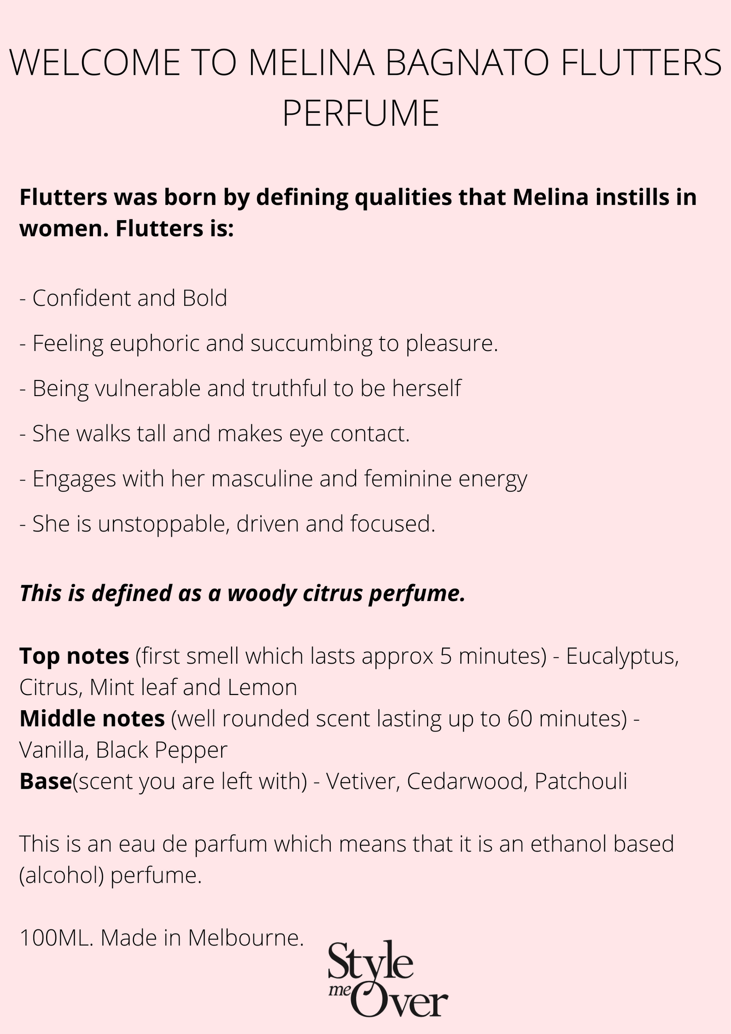 MB FLUTTERS PERFUME (NO BOX PACKAGING)