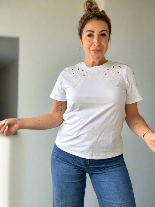 ALEX embroidered T-shirt