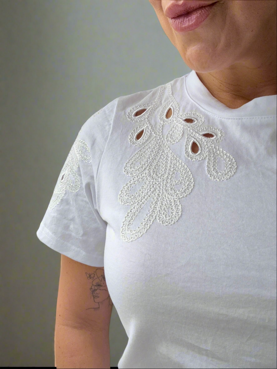 ALEX embroidered T-shirt