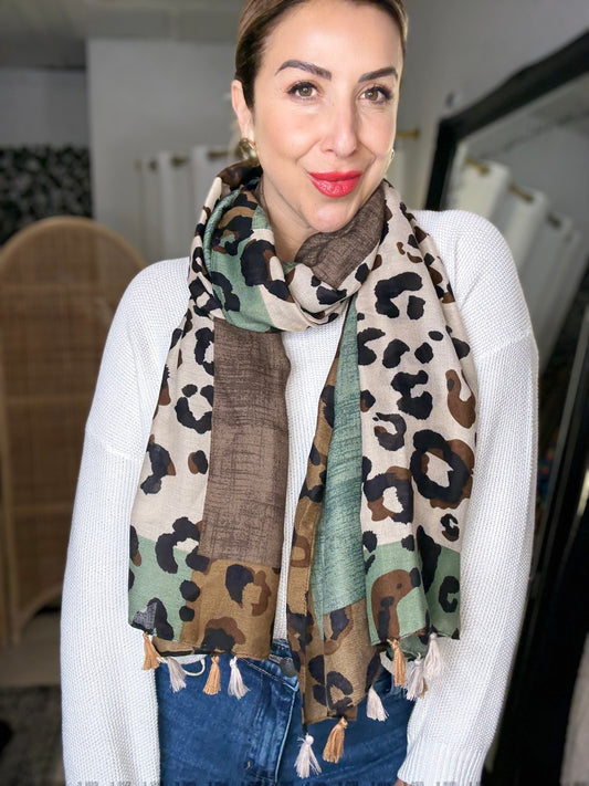 MEOW - LEOPARD BROWN & GREEN