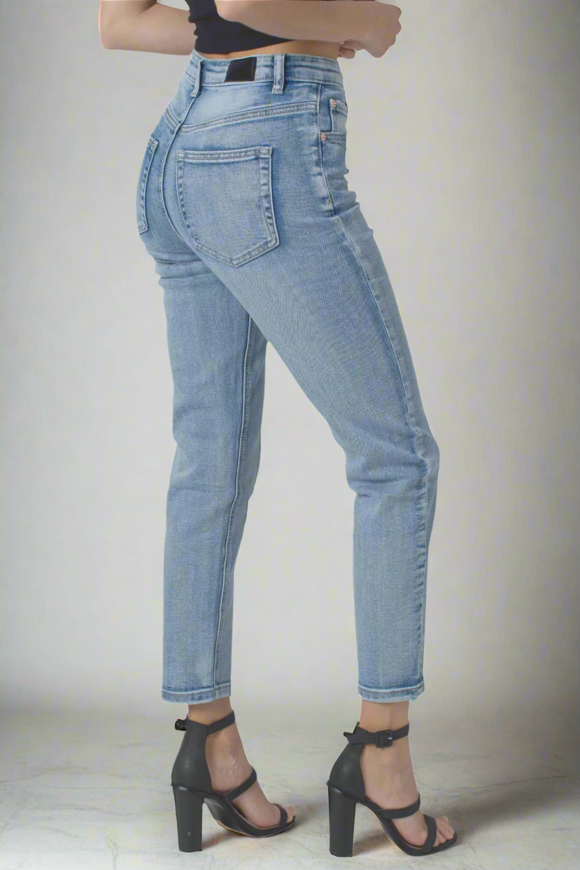 DANIEL - blue straight leg jean