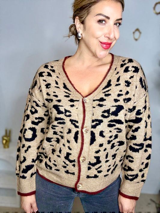 GALLERIA - LEOPARD cardi