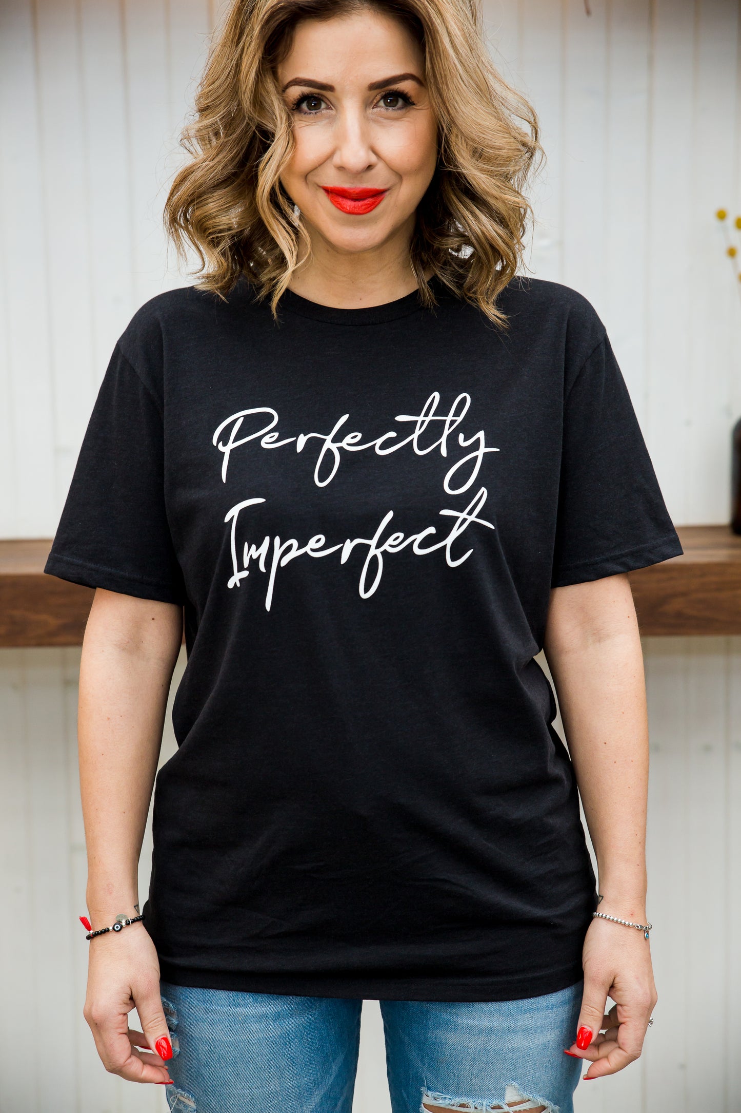 PERFECTLY IMPERFECT - TEE BLACK