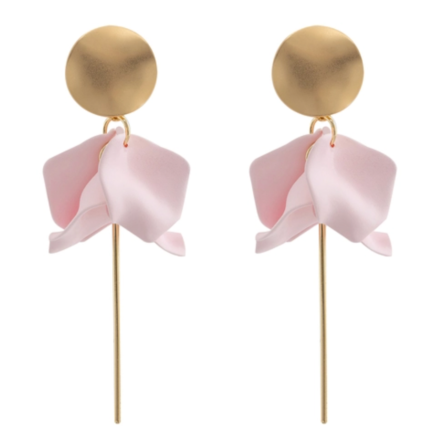 ESTA earrings - Petal Pink