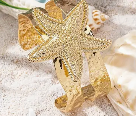 STARFISH - gold cuff