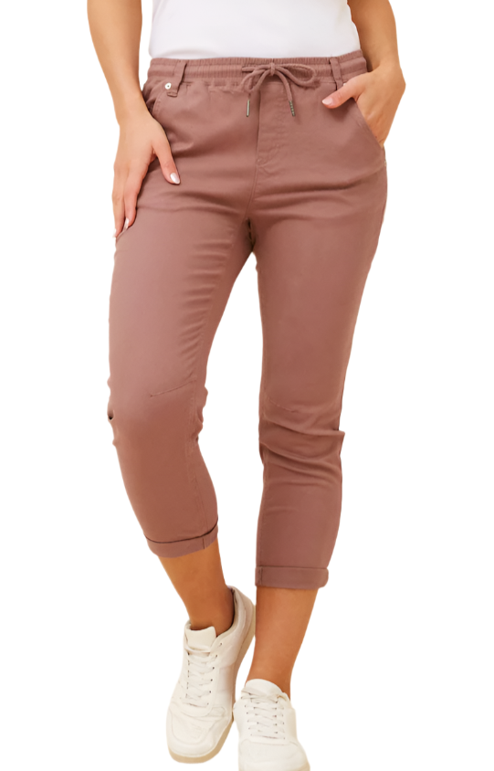 HAPPY - Mocha jogger pant 7/8 Length