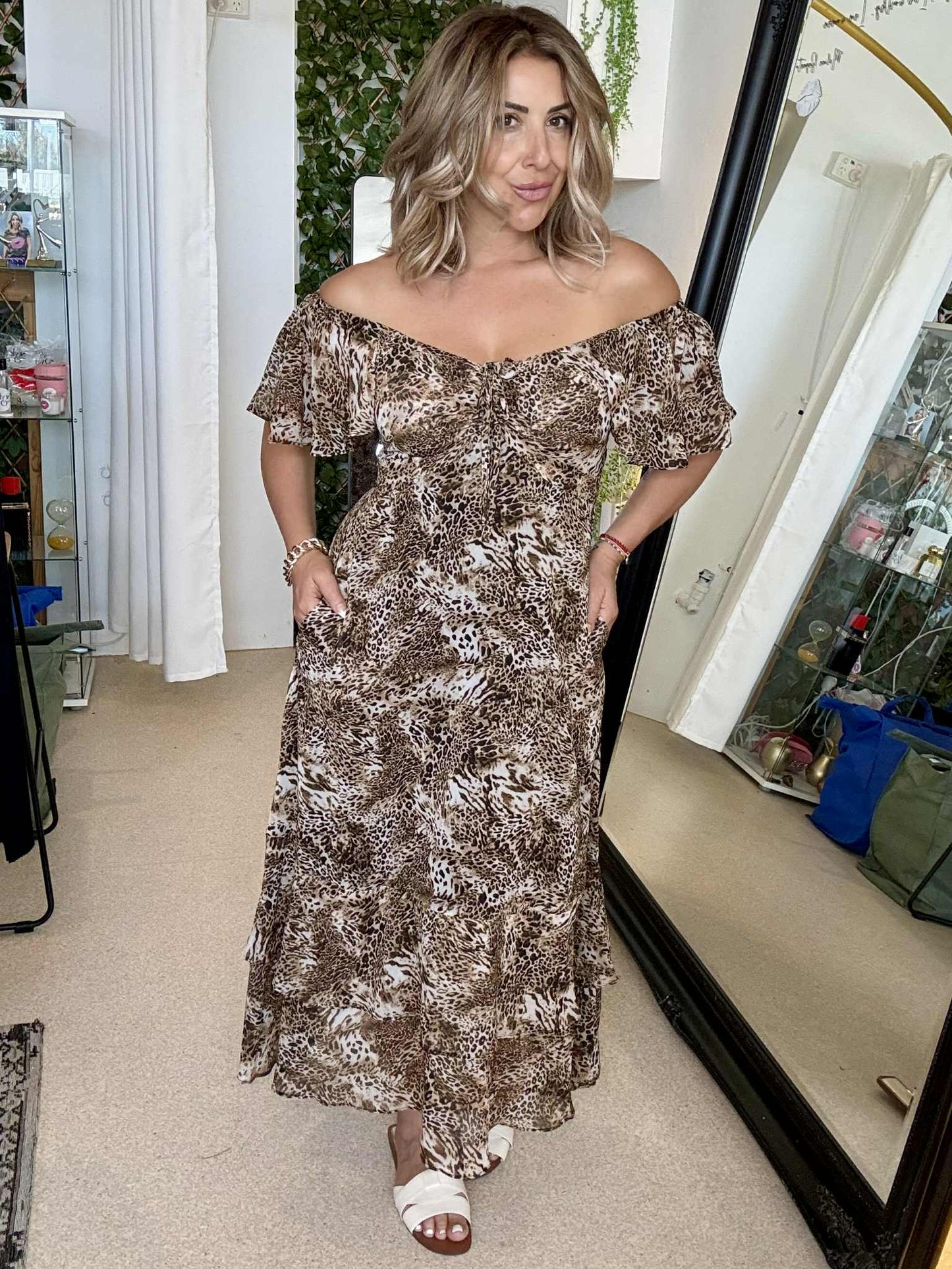 GALLERIA - LEOPARD print dress